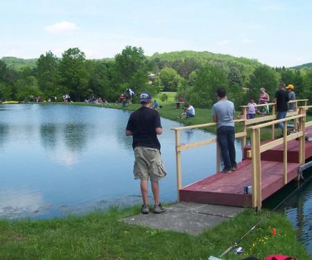 Fishing at Lake Lane Hunting & Fishing Getaway