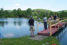 Fishing at Lake Lane Hunting & Fishing Getaway